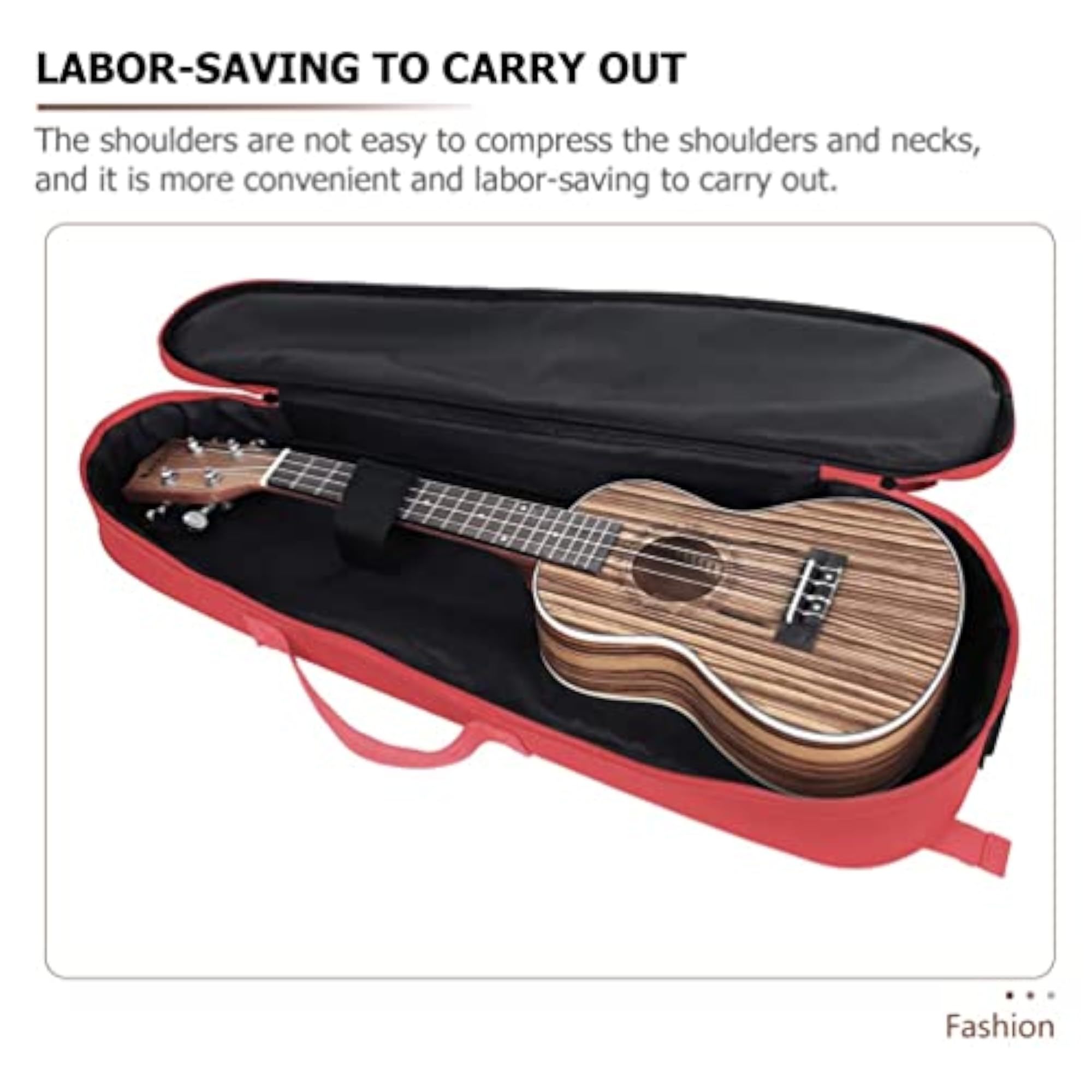 Durable Ukulele Case Bag Cover for 24 Inch Instruments